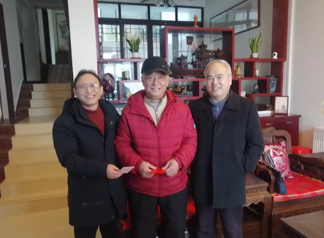 戴豪贛、劉志堅(jiān)一行走訪慰問(wèn)公司老黨員、老干部