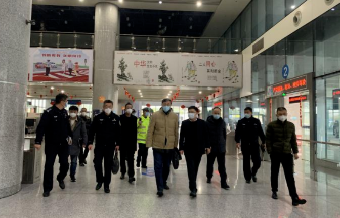 公安部交通管理局領導督導南昌長途汽車西站春運安全生產(chǎn)